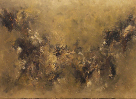 2. Golden wings 3 - 2004 - Oil on canvas - 73 x 116 cm / 28 3/4 x 45 3/4 - Private Collection Hunter, NY