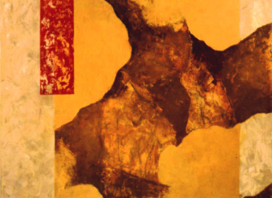 4. Elevation on earth - 1999 - Oil on canvas - 117 x 107 cm / 46 x 42 in - Private Collection Santiago, Chile